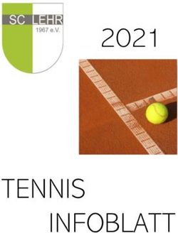TENNIS INFOBLATT 2021 - SC Lehr