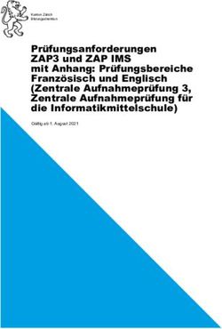 Prüfungsanforderungen ZAP3 Und ZAP IMS Mit Anhang: Prüfungsbereiche ...