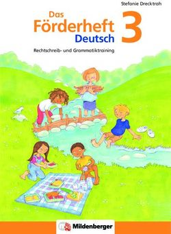 DEUTSCH F&Ouml;RDERHEFT 3STEFANIE DRECKTRAH - DAS - MILDENBERGER SUPPORT