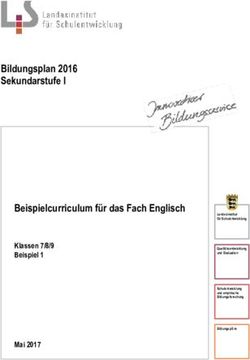 Bildungsplan 2016 Sekundarstufe I - Beispielcurriculum f&uuml;r das Fach Englisch Klassen 7/8/9 Beispiel 1 Mai 2017