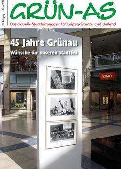 45 Jahre Gr&uuml;nau W&uuml;nsche f&uuml;r unseren Stadtteil - Das aktuelle Stadtteilmagazin f&uuml;r Leipzig-Gr&uuml;nau und Umland