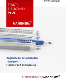 STADT-BIBLIOTHEK PLUS - Angebote für Grundschulen - kompakt - September 2018 bis Januar 2019 - Mannheim.de
