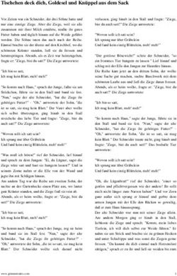 Tischchen deck dich, Goldesel und Kn&uuml;ppel aus dem Sack