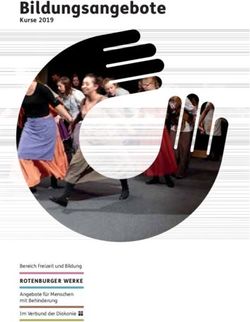 Bildungsangebote Kurse 2019 - ROTENBURGER WERKE