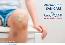 Werben mit SANICARE - G&Uuml;LTIG AB 01/2015