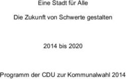 Eine Stadt f&uuml;r Alle Die Zukunft von Schwerte gestalten 2014 bis 2020 Programm der CDU zur Kommunalwahl 2014
