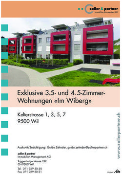 Exklusive 3.5- und 4.5-Zimmer-Wohnungen "Im Wiberg"