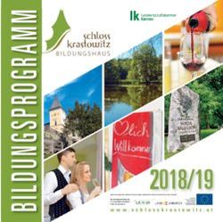 2018/19 60 JAHRE - Bildungshaus Schloss Krastowitz