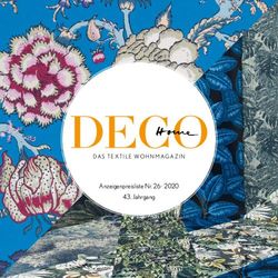 Anzeigenpreisliste Nr. 26 2020 43. Jahrgang - DAS TEXTILE WOHNMAGAZIN