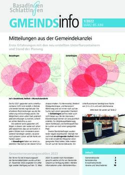 GMEINDS info 1/2022 - Basadingen-Schlattingen