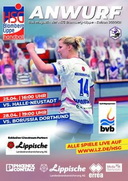 ANWURF - HSG Blomberg ...