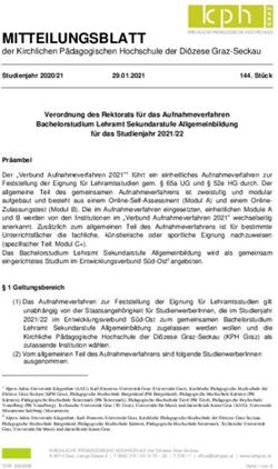 MITTEILUNGSBLATT der Kirchlichen P&auml;dagogischen Hochschule der Di&ouml;zese Graz-Seckau Studienjahr 2020/21 - KPH Graz