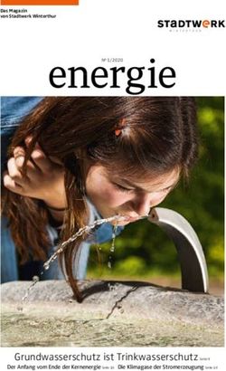 Grundwasserschutz ist Trinkwasserschutz Seite 9 - Das Magazin von Stadtwerk Winterthur