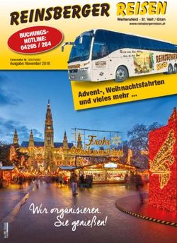 Wir organisieren, Sie genie&szlig;en! - und vieles mehr - Reinsberger Reisen GmbH