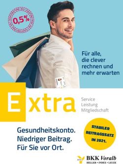E xtra Gesundheitskonto. Niedriger Beitrag. F&uuml;r Sie vor Ort - F&uuml;r alle, die clever rechnen und mehr erwarten - BKK ...