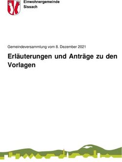 Erl&auml;uterungen und Antr&auml;ge zu den Vorlagen - Gemeindeversammlung vom 8. Dezember 2021 - Gemeinde ...