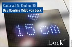 Runter auf 15. Rauf auf 80. Das floorline 15|80 von bock - Hermann Bock GmbH