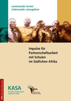 Impulse f&uuml;r Partnerschaftsarbeit mit Schulen im S&uuml;dlichen Afrika - voneinander lernen miteinander umzugehen