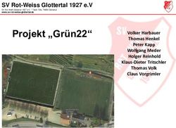 Projekt "Gr&uuml;n22" SV Rot-Weiss Glottertal 1927 e.V