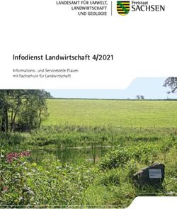 UND GEOLOGLE SACHSEN - INFODIENST LANDWIRTSCHAFT 4/2021 INFORMATIONS- UND SERVICESTELLE PLAUEN MIT FACHSCHULE F&Uuml;R LANDWIRTSCHAFT - SACHSEN.DE