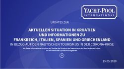 AKTUELLEN SITUATION IN KROATIEN UND INFORMATIONEN ZU FRANKREICH, ITALIEN, SPANIEN UND GRIECHENLAND - Yacht Pool