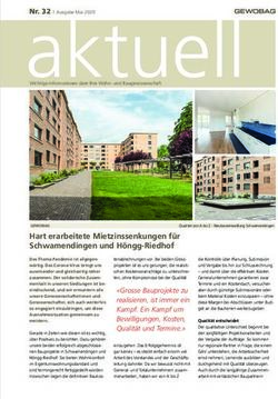 Nr. 32 | Ausgabe Mai 2020 aktuell - GEWOBAG