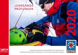 LEHRG&Auml;NGE PR&Uuml;FUNGEN - BERGWACHT BAYERN
