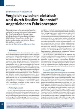 Vergleich zwischen elektrisch und durch fossilen Brennstoff angetriebenen Fahrkonzepten