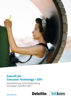 Zukunft der Consumer Technology 2017 - Marktentwicklung, Trends, Mediennutzung, Technologien, Geschäftsmodelle - Deloitte
