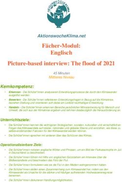Fächer-Modul: Englisch Picture-based interview: The flood of 2021 - Schools ...