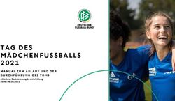 TAG DES MANUAL ZUM ABLAUF UND DER DURCHF&Uuml;HRUNG DES TDMS - Abteilung Basisberatung & -entwicklung Stand: 06.05.2021 - DFB