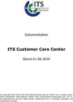 ITS Customer Care Center - Dokumentation