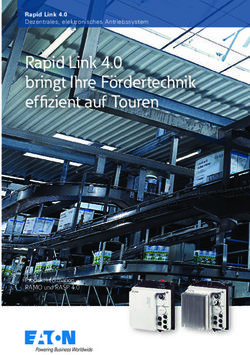 Rapid Link 4.0 bringt Ihre F&ouml;rdertechnik effizient auf Touren - Produktinformation RAMO und RASP 4.0