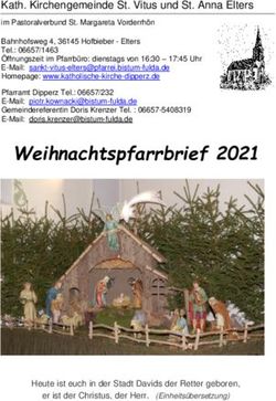 Weihnachtspfarrbrief 2021 - Pfarrei Deutschland
