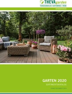 GARTEN 2020 SORTIMENTSKATALOG - SORTIMENTSKATALOG - Holz Ahmerkamp
