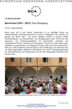 Bernd Isert (1951 - 2017). Eine W&uuml;rdigung - European Coaching Association