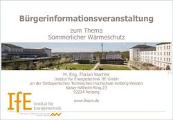B&uuml;rgerinformationsveranstaltung - zum Thema Sommerlicher W&auml;rmeschutz M. Eng. Florian Wachler