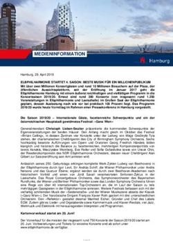 MEDIENINFORMATION - Pressetext