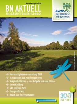 BN AKTUELL - BUND Naturschutz in Bayern eV