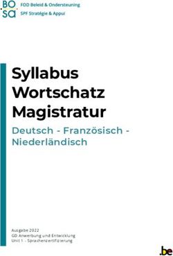 Syllabus Wortschatz Magistratur - Deutsch - Franz&ouml;sisch - Niederl&auml;ndisch