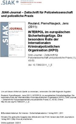 INTERPOL im europ&auml;ischen Sicherheitsgef&uuml;ge. Die besondere Rolle der Internationalen Kriminalpolizeilichen Organisation (IKPO)