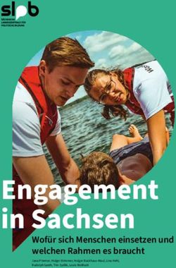 Engagement in Sachsen - Wof&uuml;r sich Menschen einsetzen und welchen Rahmen es braucht