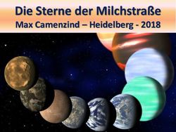 Die Sterne der Milchstraße - Max Camenzind - Heidelberg 2018 - LSW Heidelberg