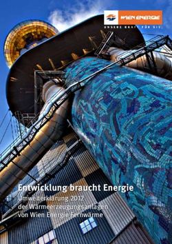 Entwicklung braucht Energie - Umwelterklärung 2012 der Wärmeerzeugungsanlagen von Wien Energie Fernwärme - Umweltbundesamt
