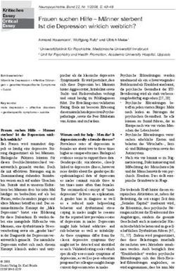 Frauen suchen Hilfe - M&auml;nner sterben! Ist die Depression wirklich weiblich?