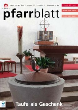 Taufe als Geschenk - PFARRE ST. JOSEF PFARRE DON BOSCO FRANZ VON SALES - Katholische Kirche K&auml;rnten