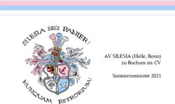AV SILESIA (Halle, Bonn) zu Bochum im CV Sommersemester 2021
