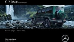 G-Klasse Geländewagen - Preisliste gültig ab 1. Februar 2020