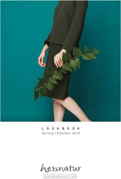 Spring |Summer 2018 FAIR FASHION SEIT - Hessnatur