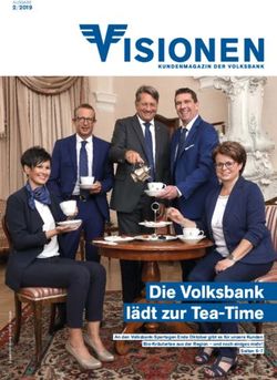 Die Volksbank l&auml;dt zur Tea-Time 2/2019 - Volksbank ...